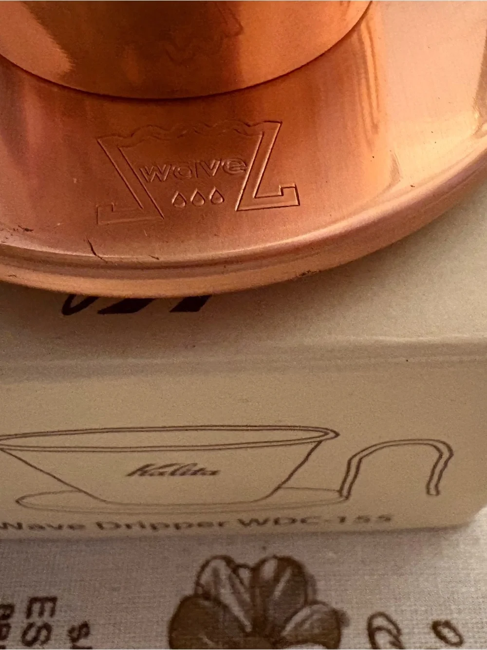 Wave Pour-Over Dripper WDC-155 in Copper
